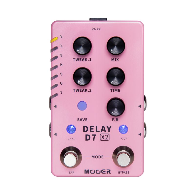 Педаль Mooer D7 X2 Delay